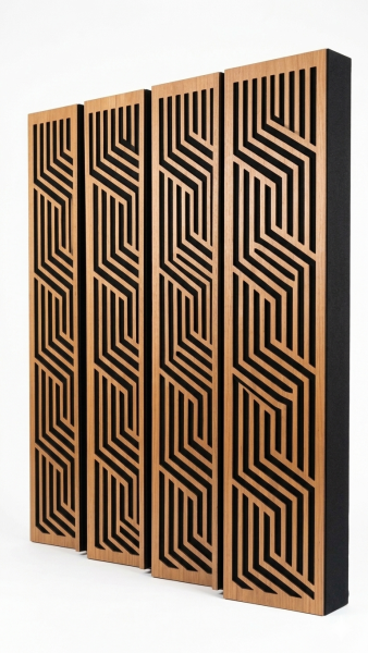 Akustikabsorber 100x25cm mit Wechselfront