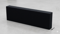 Akustikabsorber 100x25cm mit Wechselfront