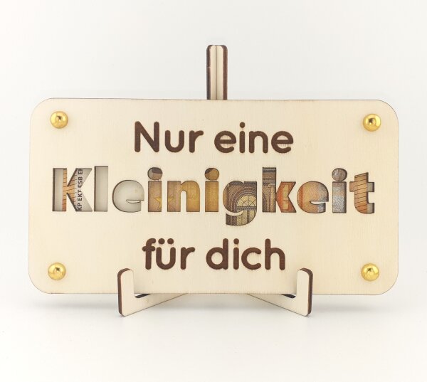 Geldgeschenk Karte "Kleinigkeit"